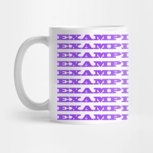 Example - Back Print Mug